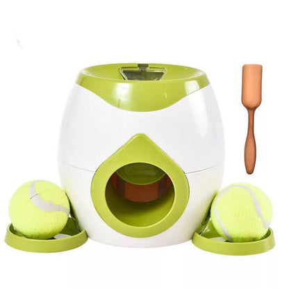 Sistema automático de entrenamiento y alimentación de mascotas